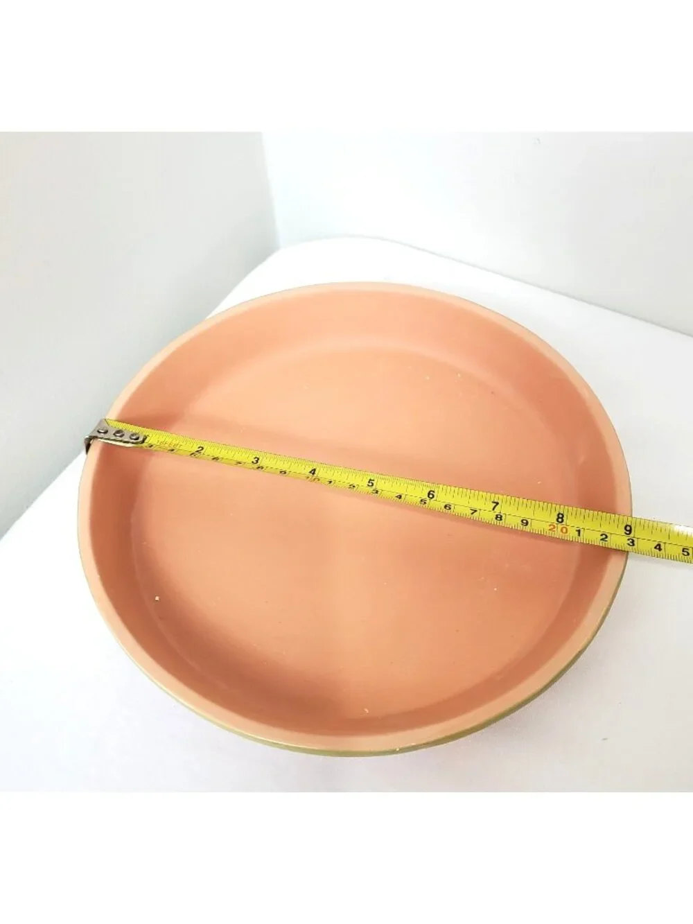 Southern Living Christmas In Province Terra Cotta Bowl and Saucer Planter Signed